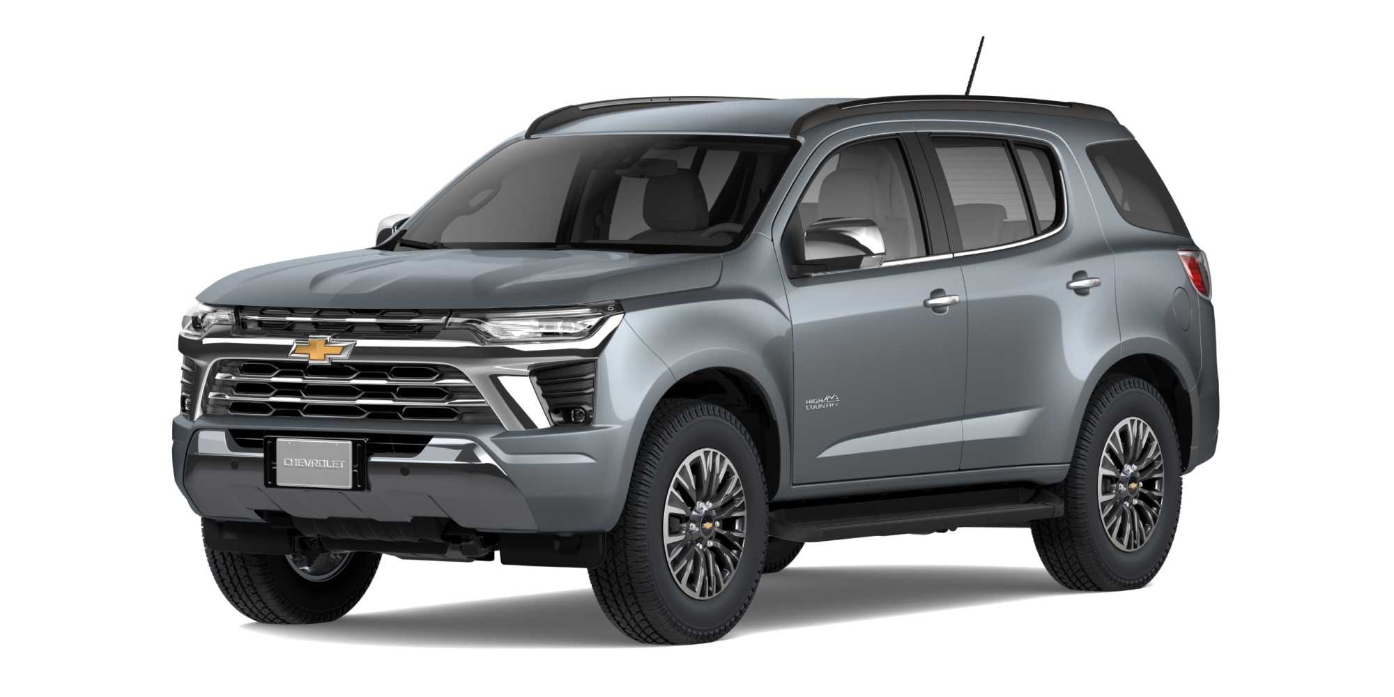 Chevrolet Trailblazer na cor Prata Shark